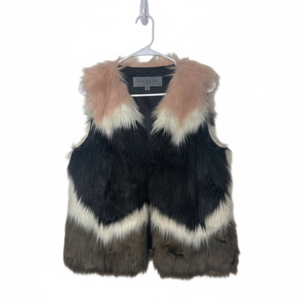 Marc New York Multicolor Faux Fur‎ Vest